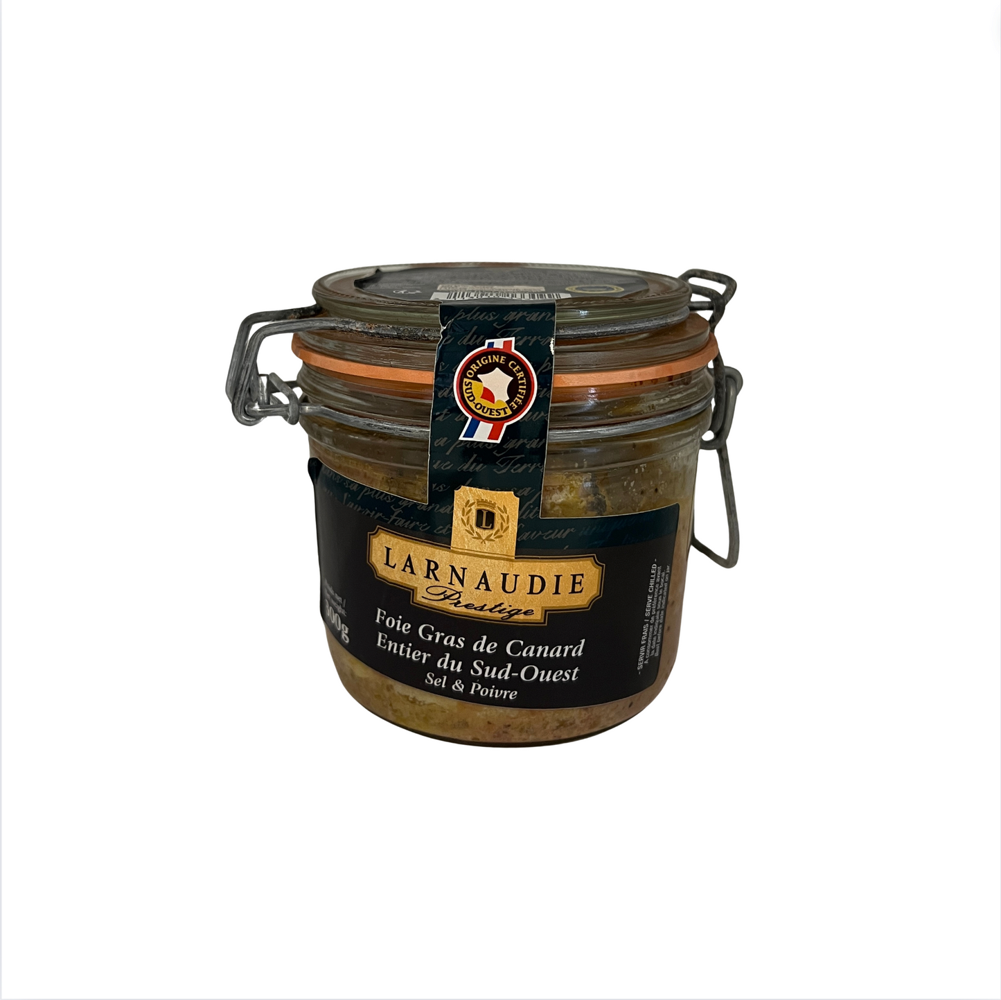 DUCK FOIE GRAS WHOLE GLASS JAR - 300g