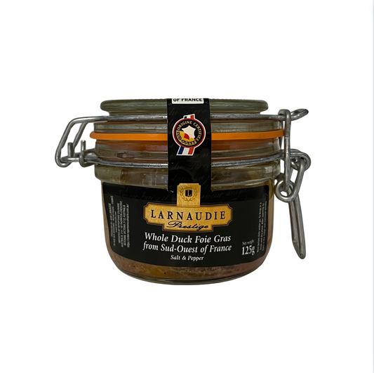 DUCK FOIE GRAS WHOLE GLASS JAR - 125g