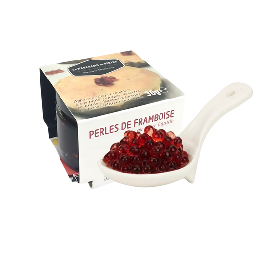 RASPBERRY FLAVOUR PEARLS - 30g